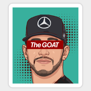 Lewis Hamilton GOAT Sticker